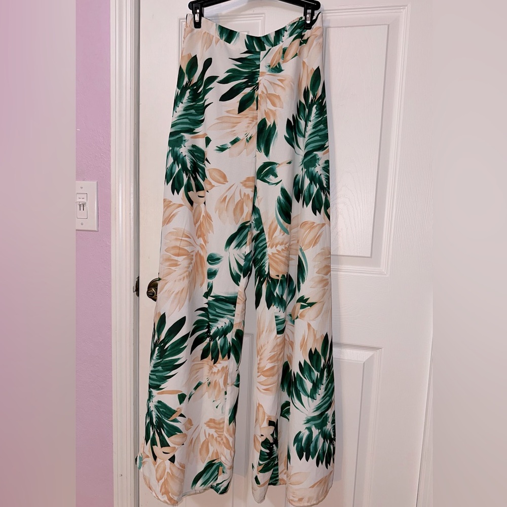 Floral dress pants